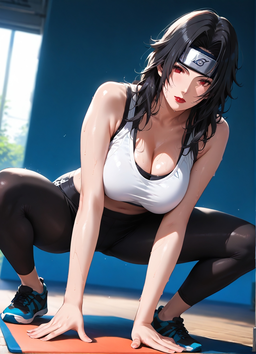 图片[14]-KURENAI in GYM [MILF-MASTER]-pixiv插画-作品交流服务