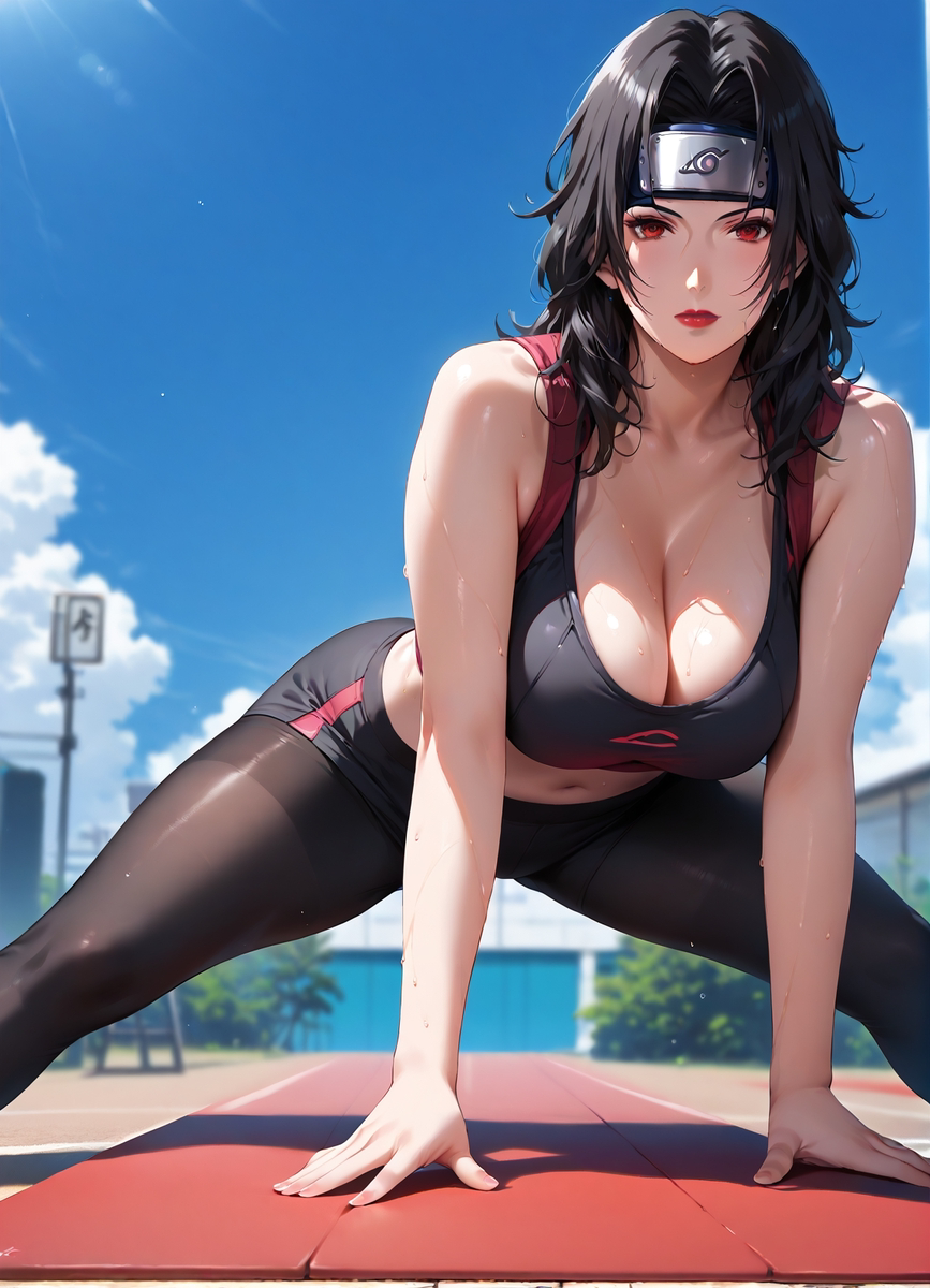 KURENAI in GYM [MILF-MASTER]-pixiv插画-作品交流服务