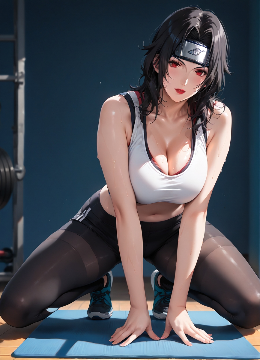 KURENAI SEX in GYM [MILF-MASTER]-pixiv插画-作品交流服务