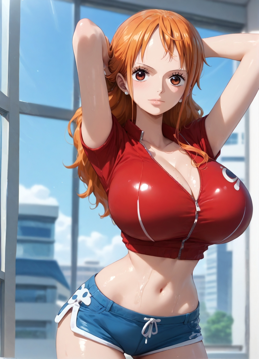 图片[6]-NAMI – Dress + Huge Breasts-pixiv插画-作品交流服务