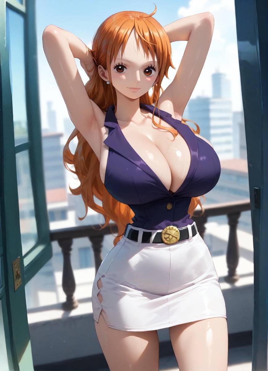 图片[8]-NAMI – Dress + Huge Breasts-pixiv插画-作品交流服务