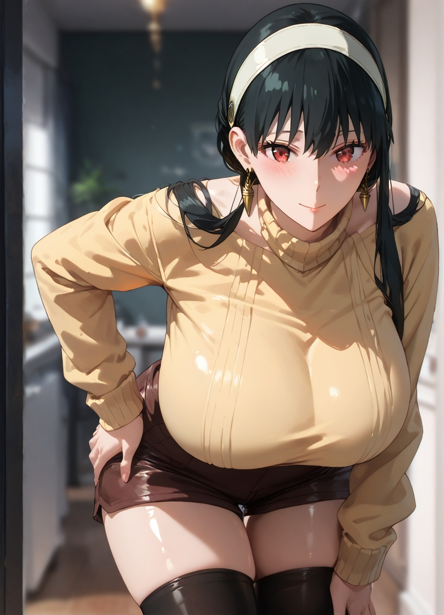 图片[9]-Sexy Dress ヨル・フォージャー Yor Forger-pixiv插画-作品交流服务