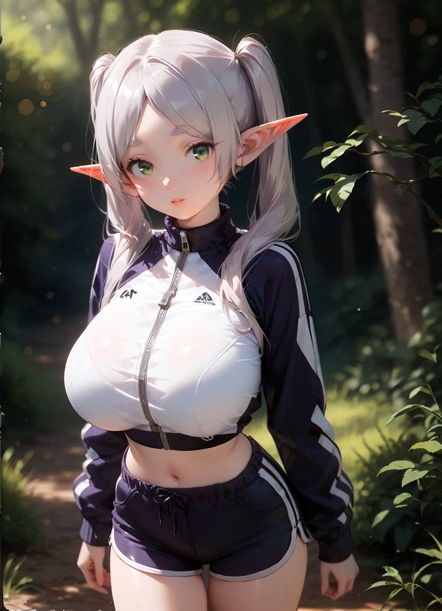 Sexy FASHION - Frieren 爆乳-pixiv插画-作品交流服务