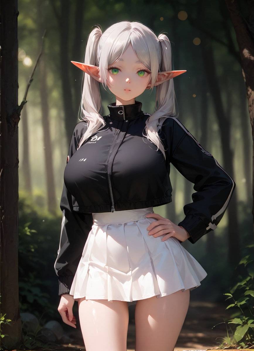 Sexy FASHION - Frieren 爆乳-pixiv插画-作品交流服务