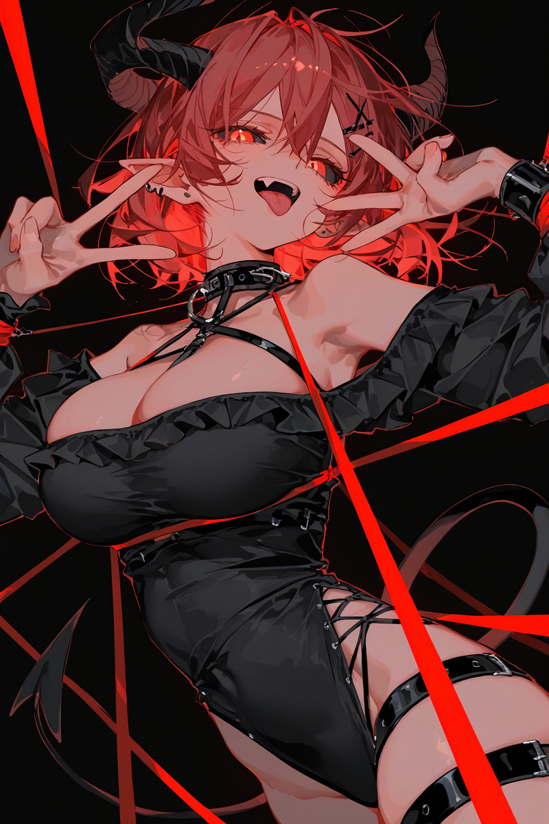 邪恶黑森林草莓蛋糕🔥-pixiv插画-作品交流服务