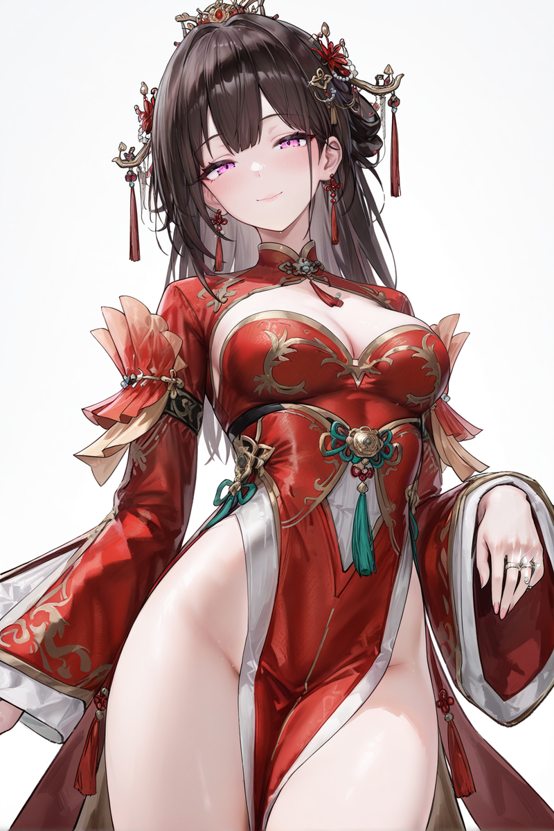 （约稿公开）肴 婚服-pixiv插画-作品交流服务