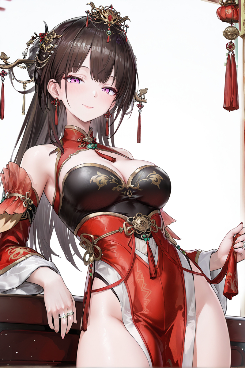 图片[5]-（约稿公开）肴 婚服-pixiv插画-作品交流服务