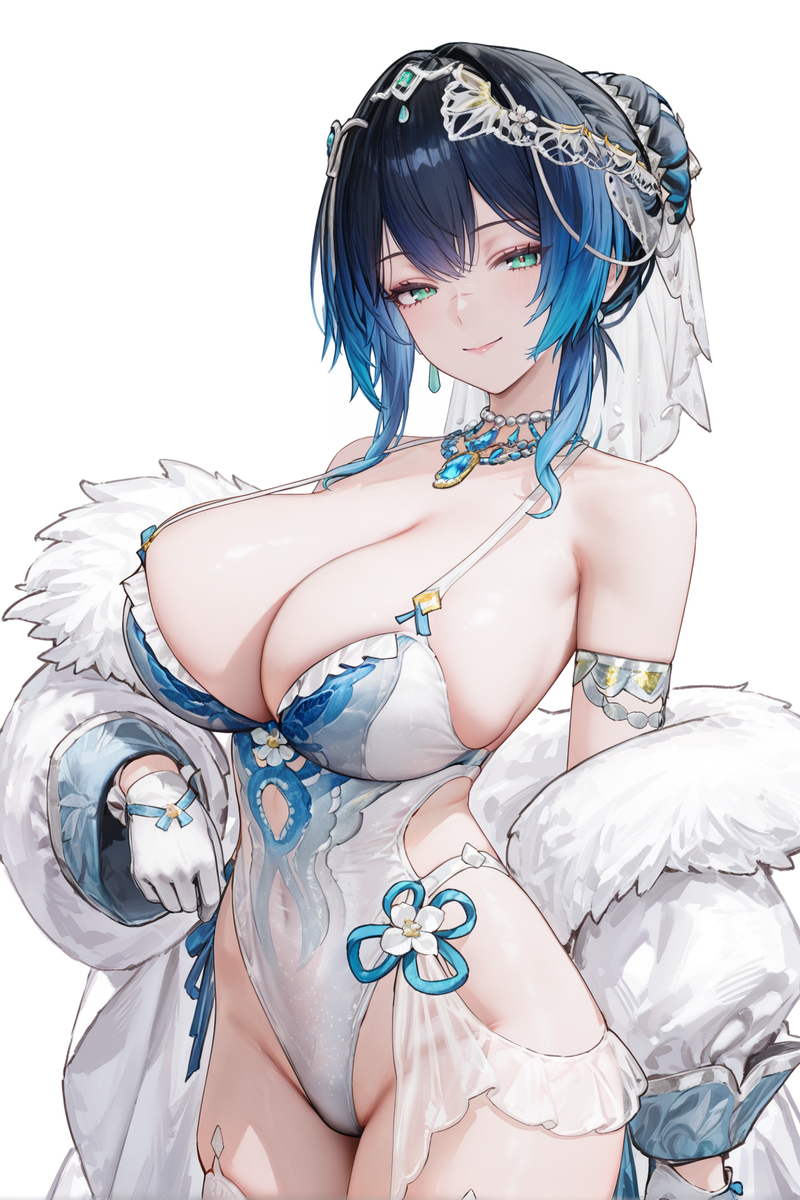 图片[11]-（约稿公开）凯茜娅 婚服-pixiv插画-作品交流服务