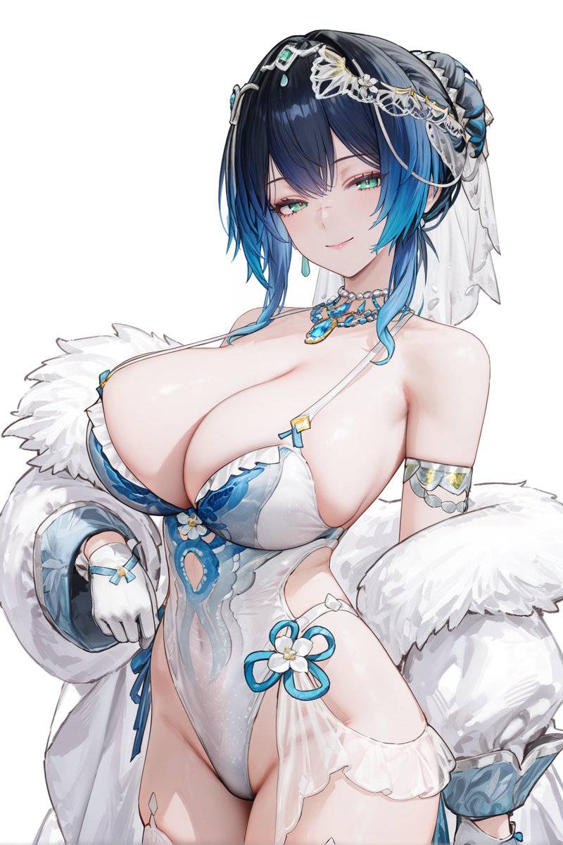 图片[11]-（约稿公开）凯茜娅 婚服-pixiv插画-作品交流服务