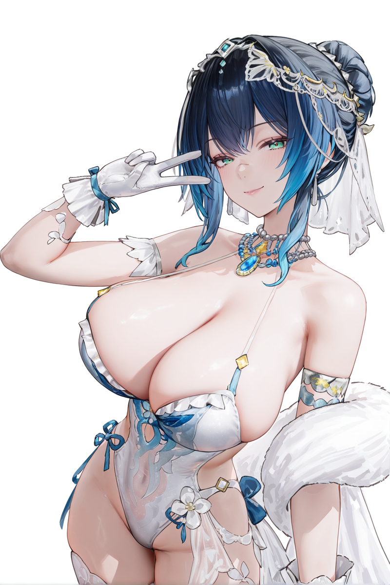 （约稿公开）凯茜娅 婚服-pixiv插画-作品交流服务