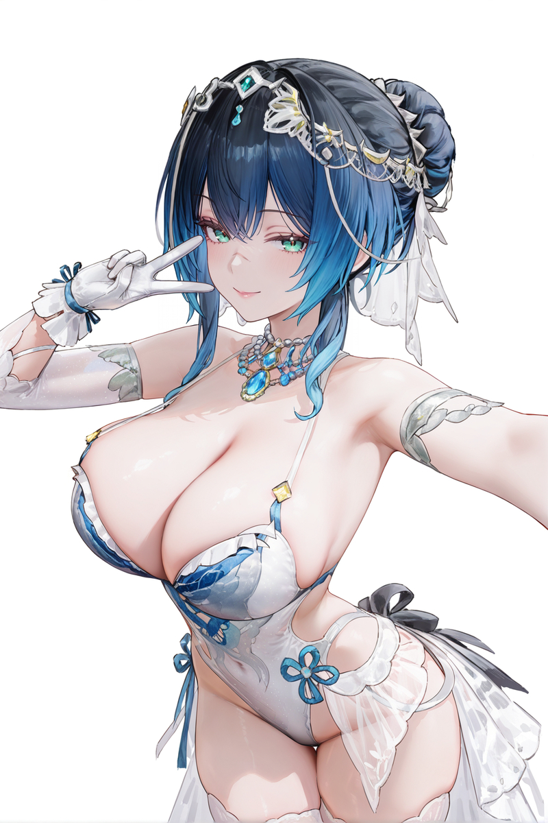 图片[7]-（约稿公开）凯茜娅 婚服-pixiv插画-作品交流服务