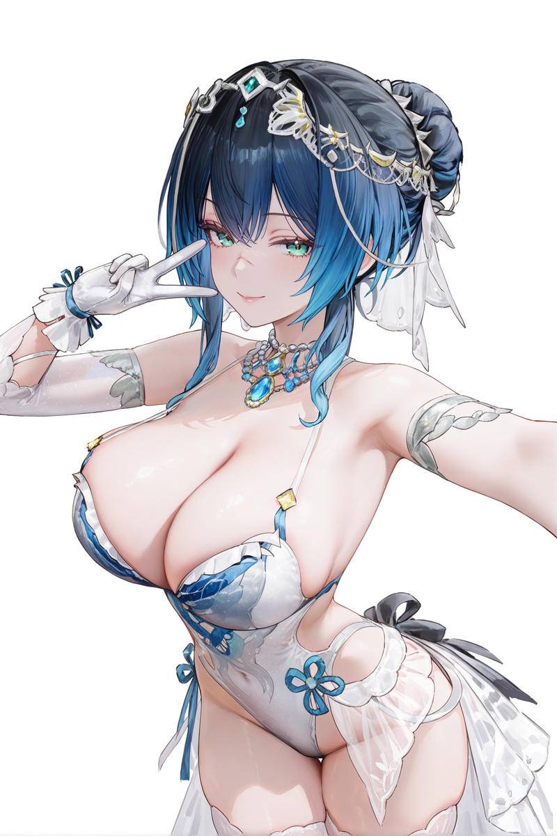 图片[7]-（约稿公开）凯茜娅 婚服-pixiv插画-作品交流服务