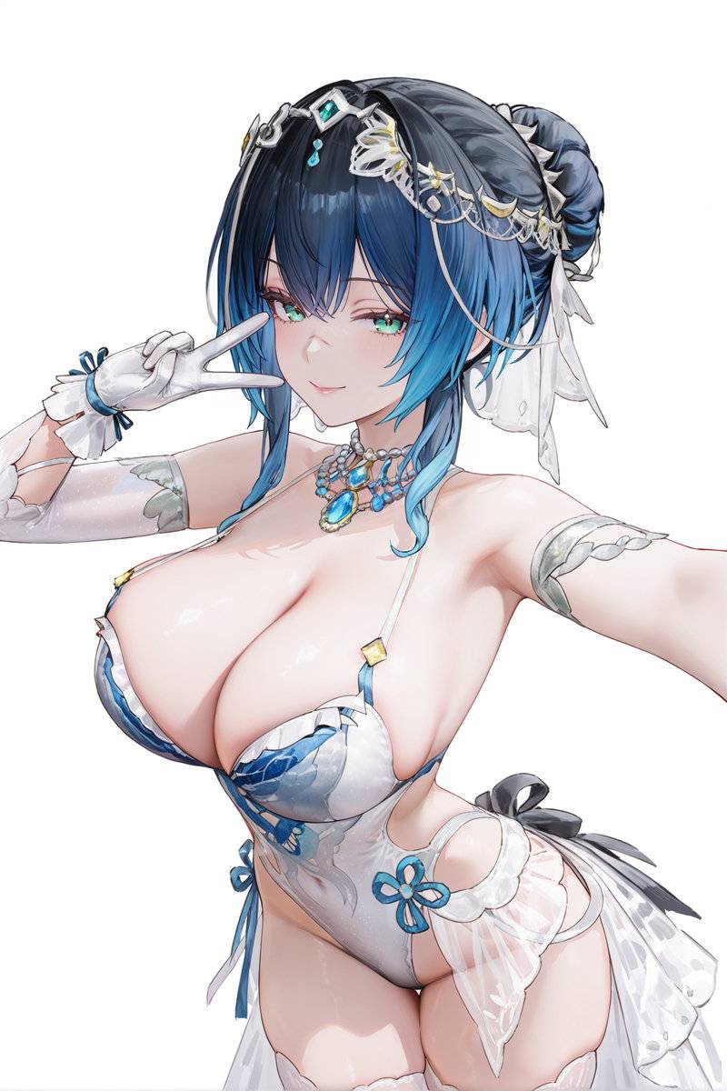 图片[7]-（约稿公开）凯茜娅 婚服-pixiv插画-作品交流服务