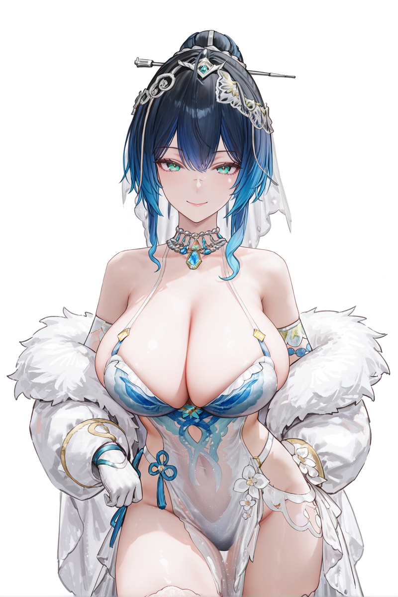 图片[10]-（约稿公开）凯茜娅 婚服-pixiv插画-作品交流服务