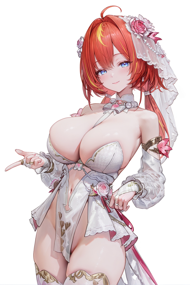 图片[8]-（约稿公开）苔丝 婚服-pixiv插画-作品交流服务