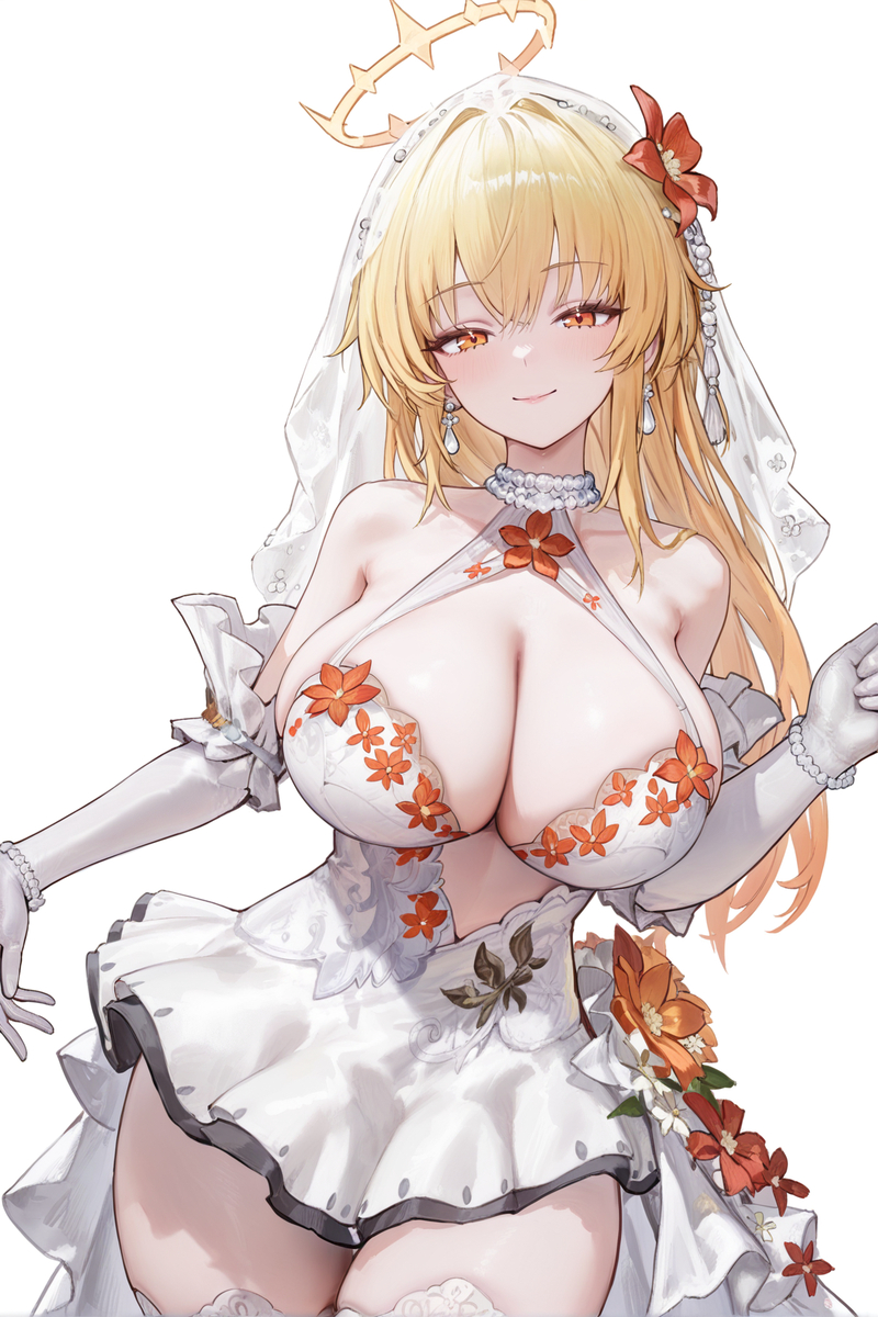 （约稿公开）芬妮 婚服-pixiv插画-作品交流服务