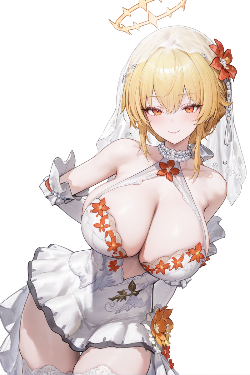 图片[5]-（约稿公开）芬妮 婚服-pixiv插画-作品交流服务