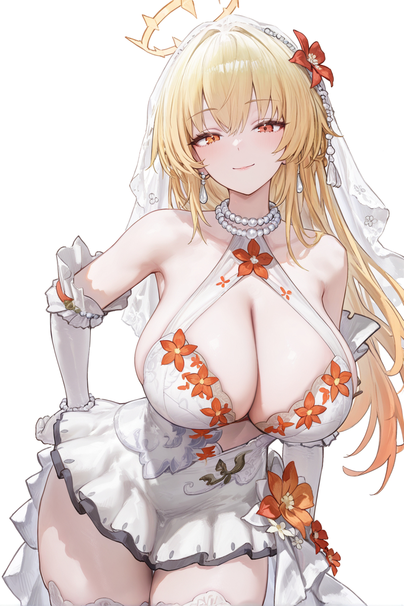 图片[6]-（约稿公开）芬妮 婚服-pixiv插画-作品交流服务