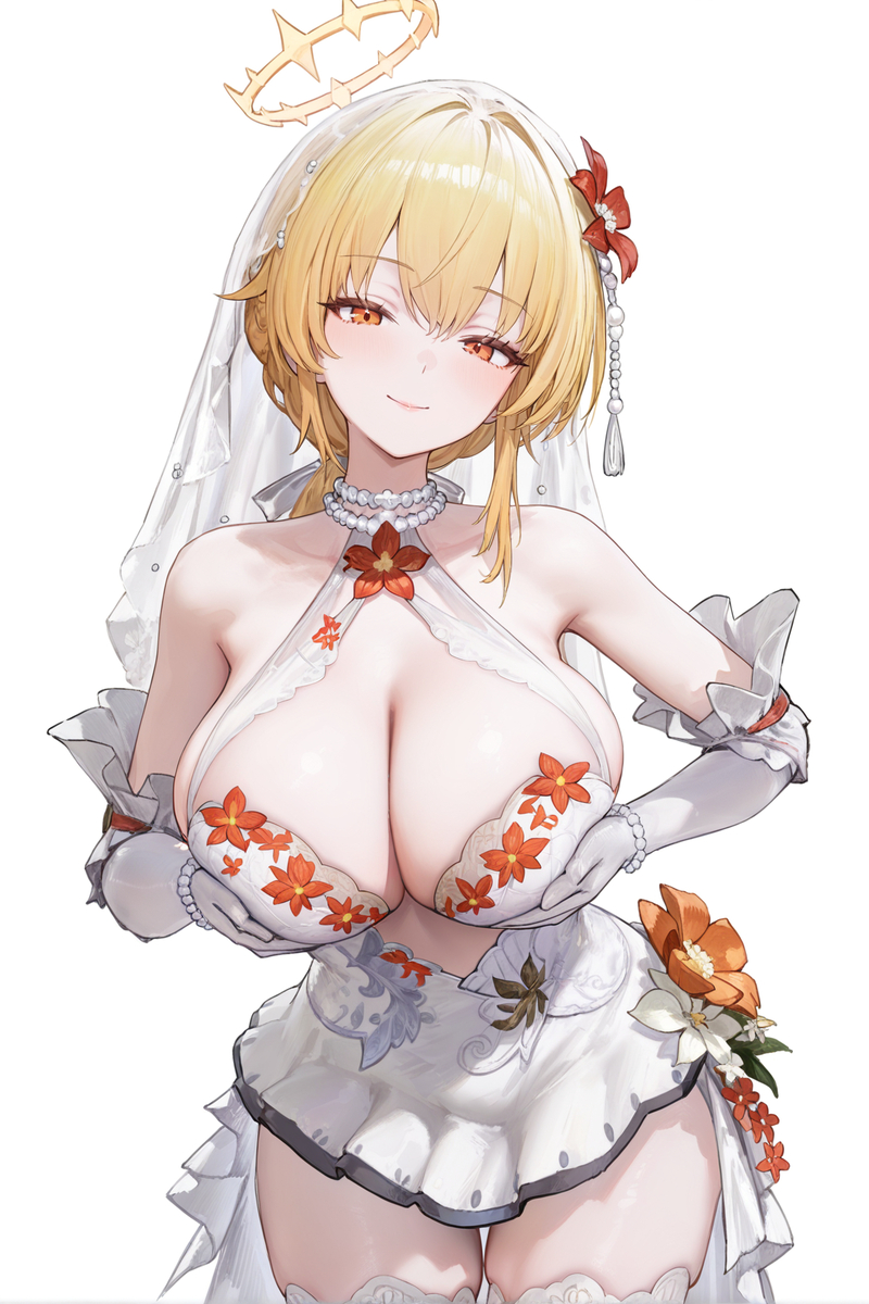 图片[8]-（约稿公开）芬妮 婚服-pixiv插画-作品交流服务