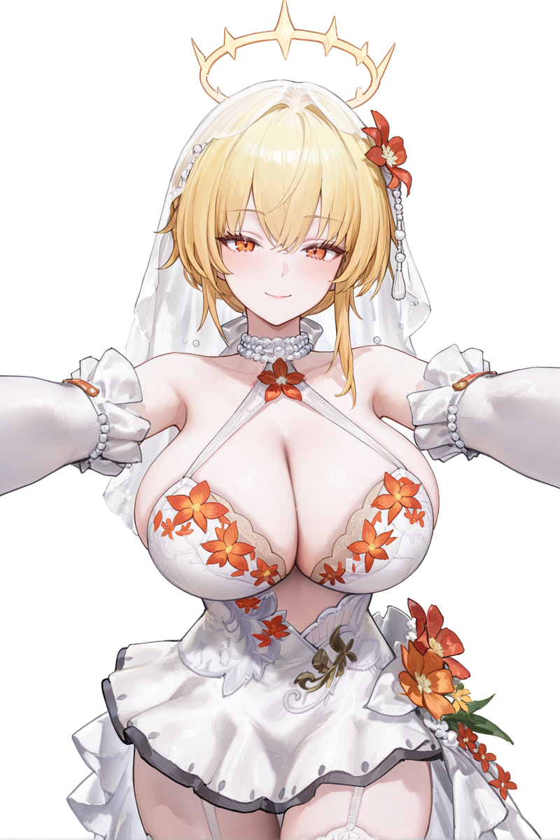 图片[9]-（约稿公开）芬妮 婚服-pixiv插画-作品交流服务