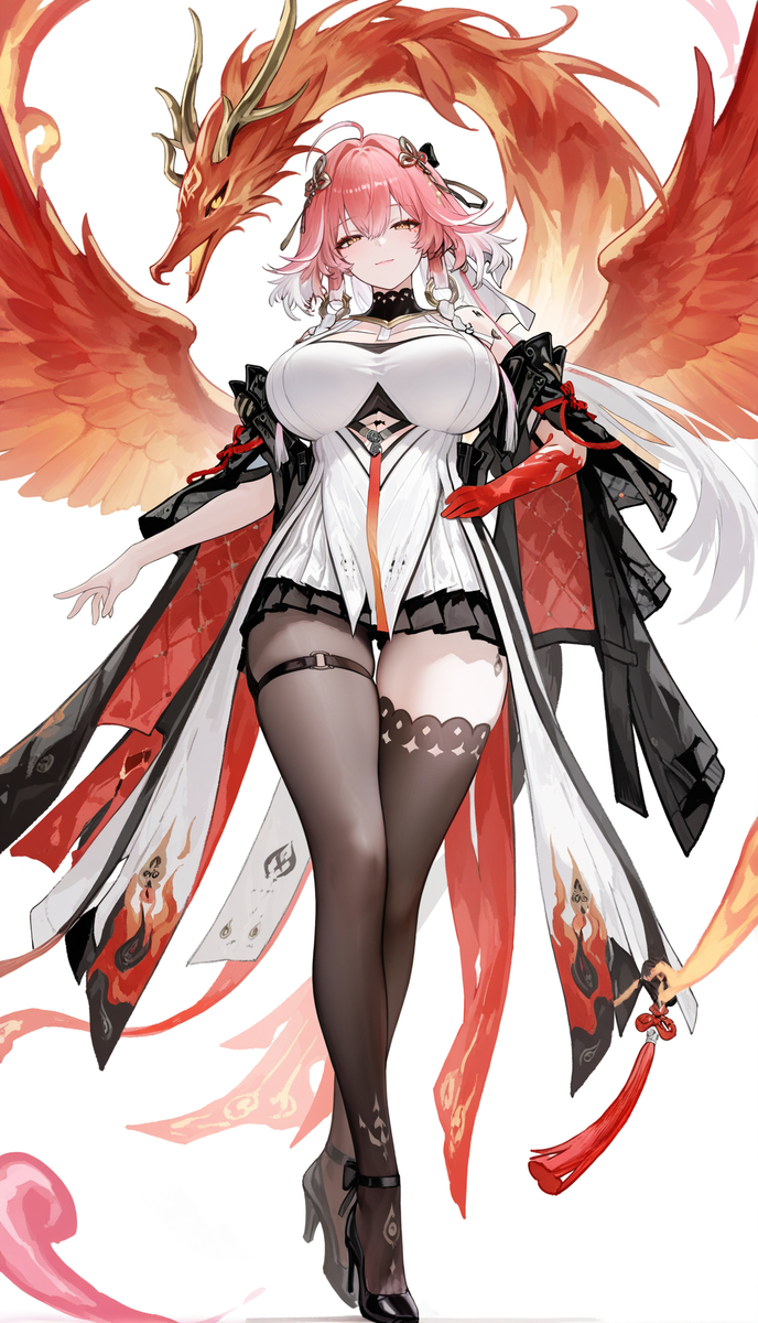 （约稿公开）长离-pixiv插画-作品交流服务