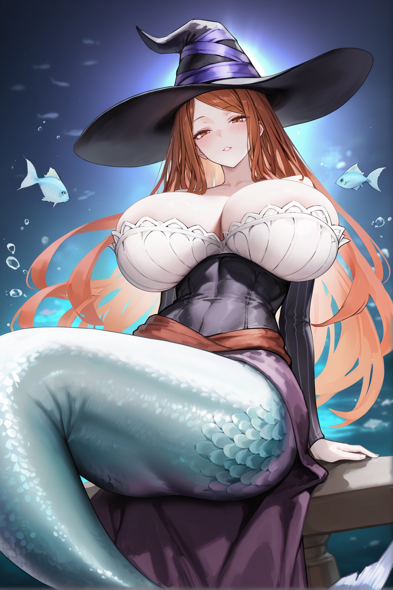 图片[11]-（约稿公开）女术士（人鱼化）-pixiv插画-作品交流服务