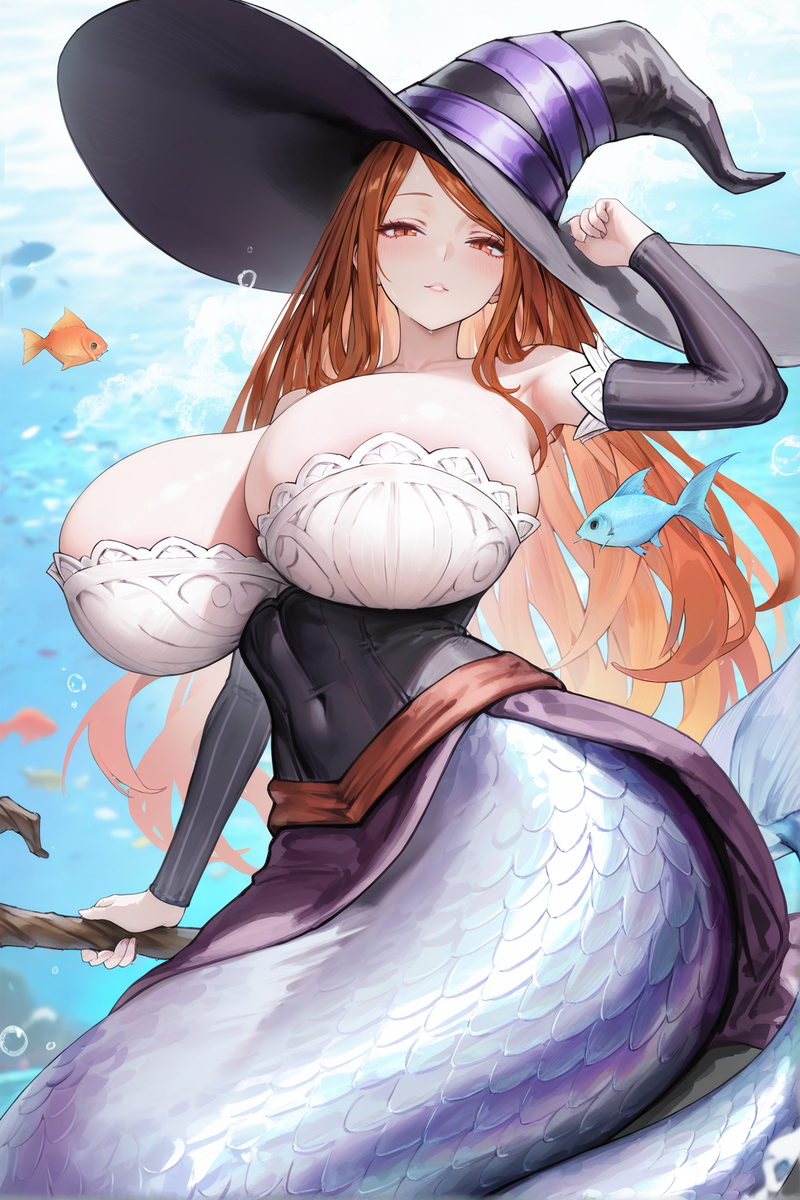 （约稿公开）女术士（人鱼化）-pixiv插画-作品交流服务