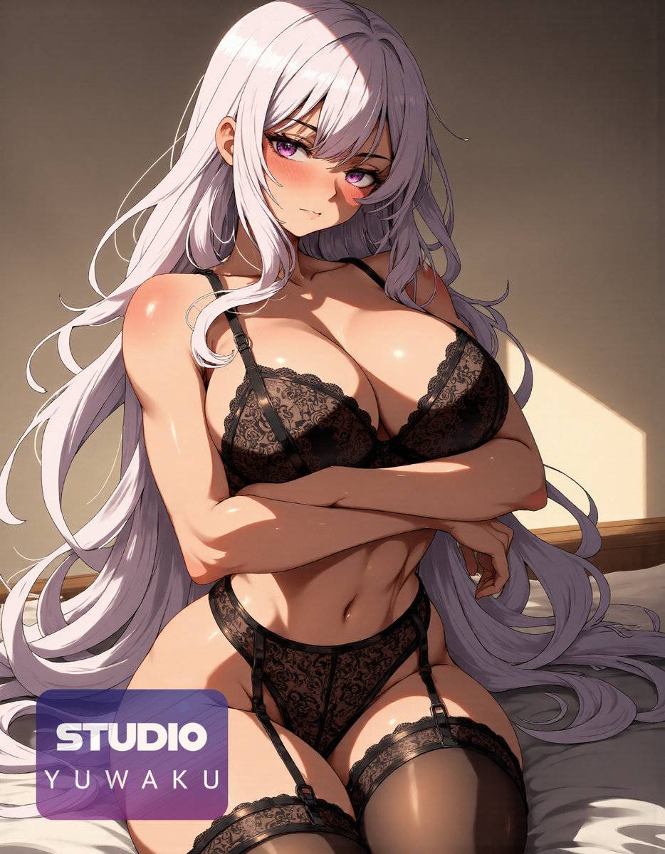 图片[1]-Beauty in Lingerie |ランジェリー姿の美人-pixiv插画-作品交流服务
