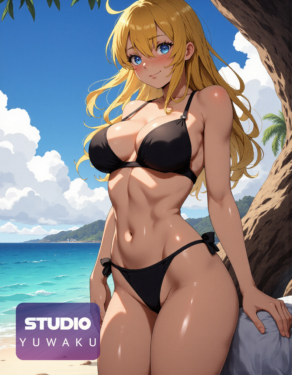 Bikini-girl | ビキニを着た女の子-pixiv插画-作品交流服务