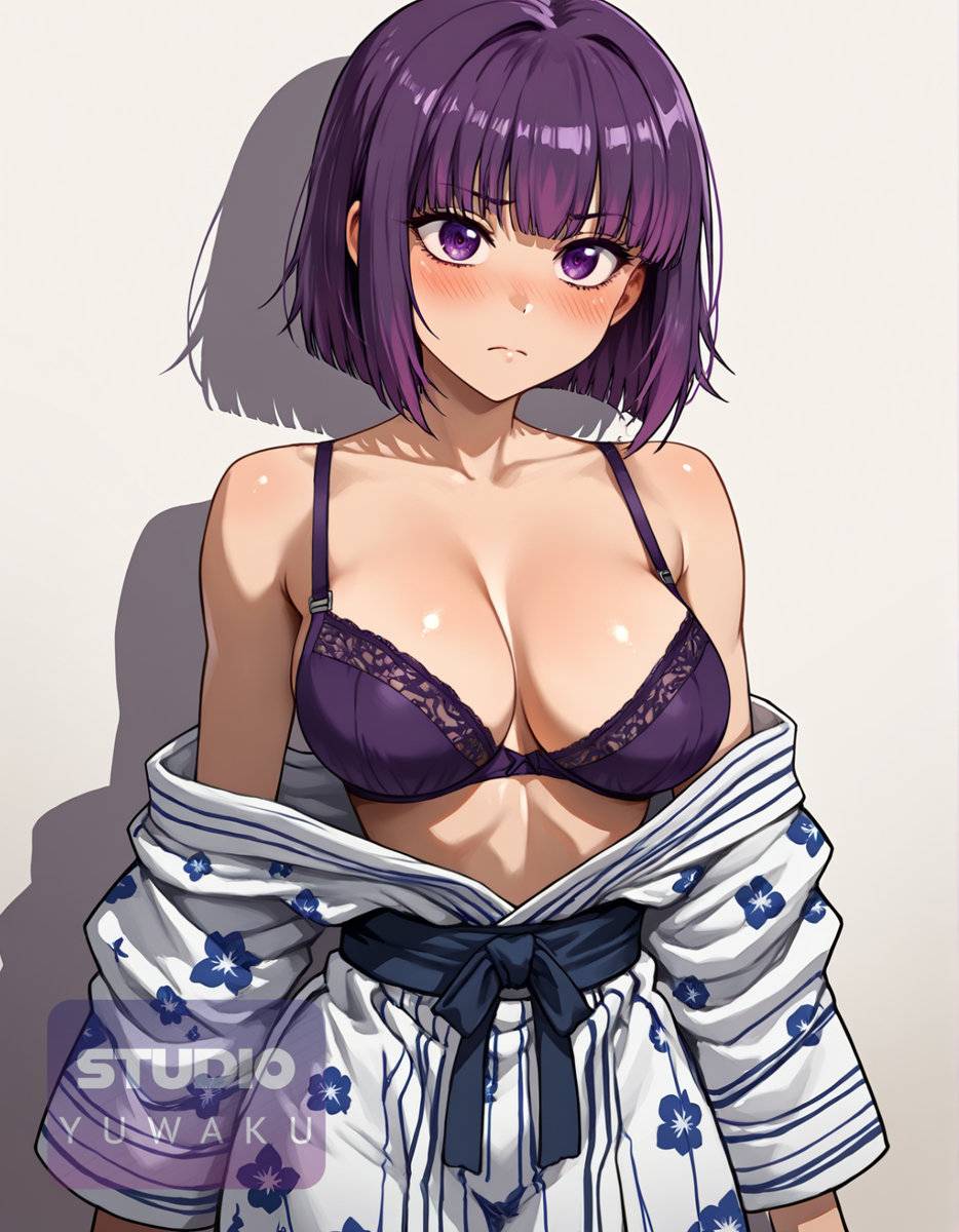 图片[1]-Purple Beauty | 紫の美女-pixiv插画-作品交流服务