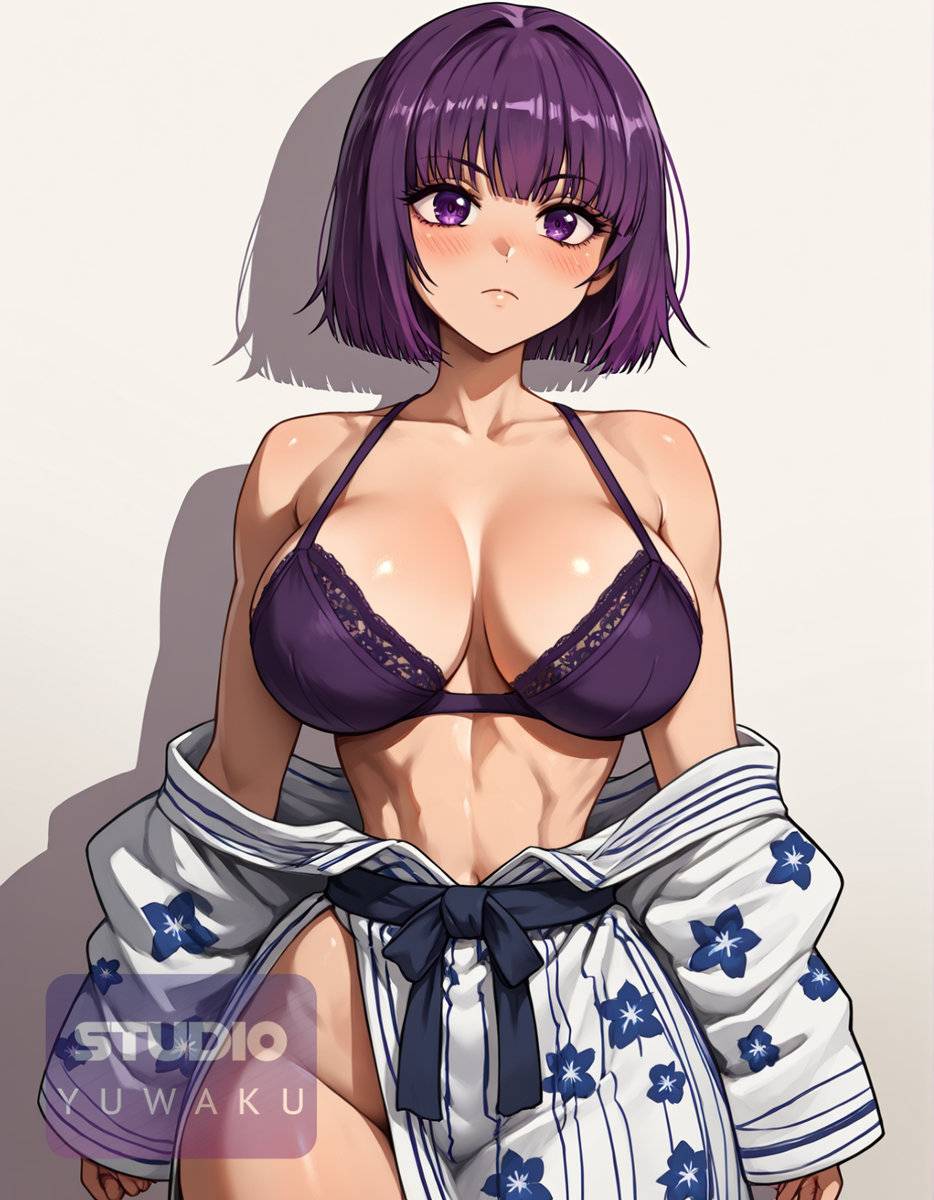 图片[2]-Purple Beauty | 紫の美女-pixiv插画-作品交流服务