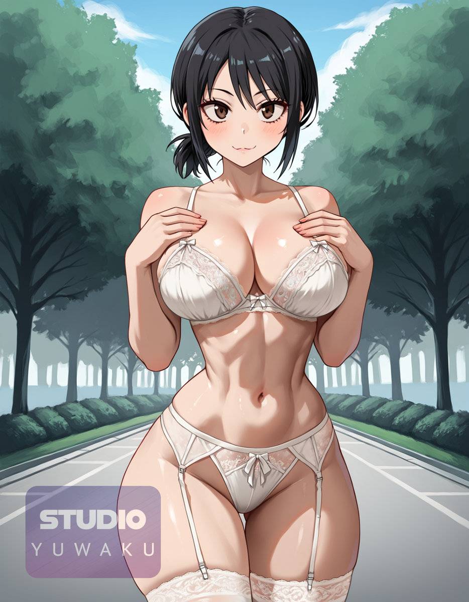 图片[2]-Short Haired Beauty | ショートヘアの美人-pixiv插画-作品交流服务