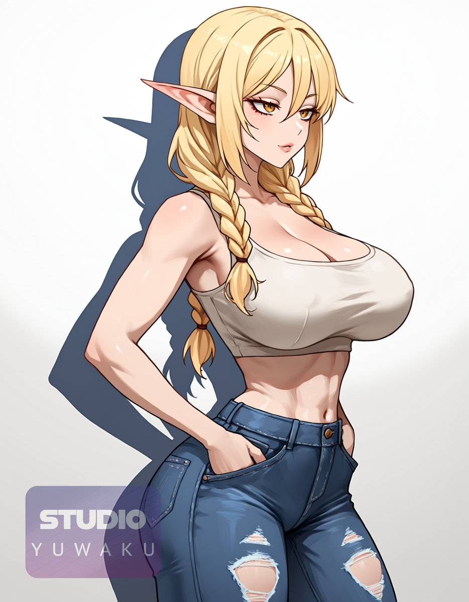 图片[2]-Blonde Elf | 金髪のエルフ-pixiv插画-作品交流服务
