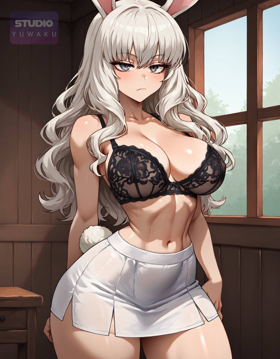 图片[2]-White Bunny | 白いバニーガール-pixiv插画-作品交流服务