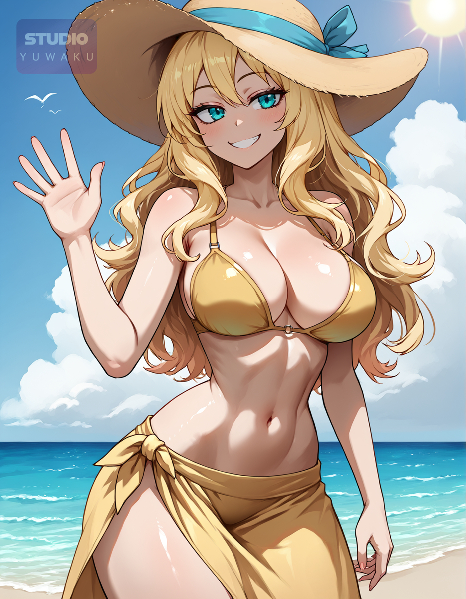 Bikini Girl | ビキニガール-pixiv插画-作品交流服务