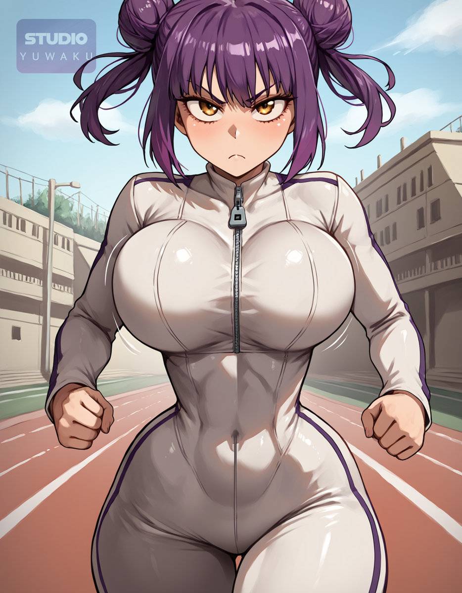 图片[1]-Purple Runner |  紫の疾風-pixiv插画-作品交流服务