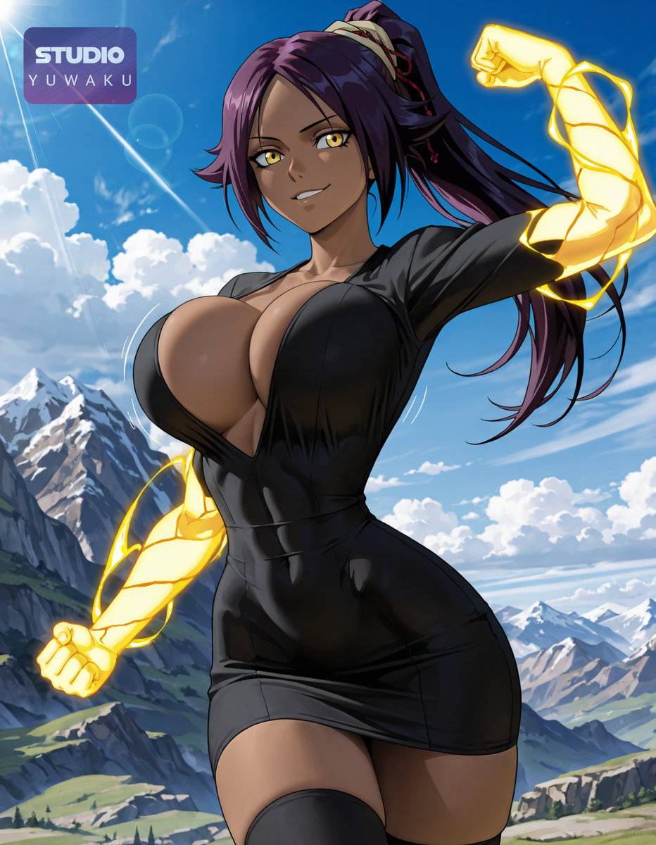 图片[1]-Yoruichi Shihōin | 四楓院夜一-pixiv插画-作品交流服务