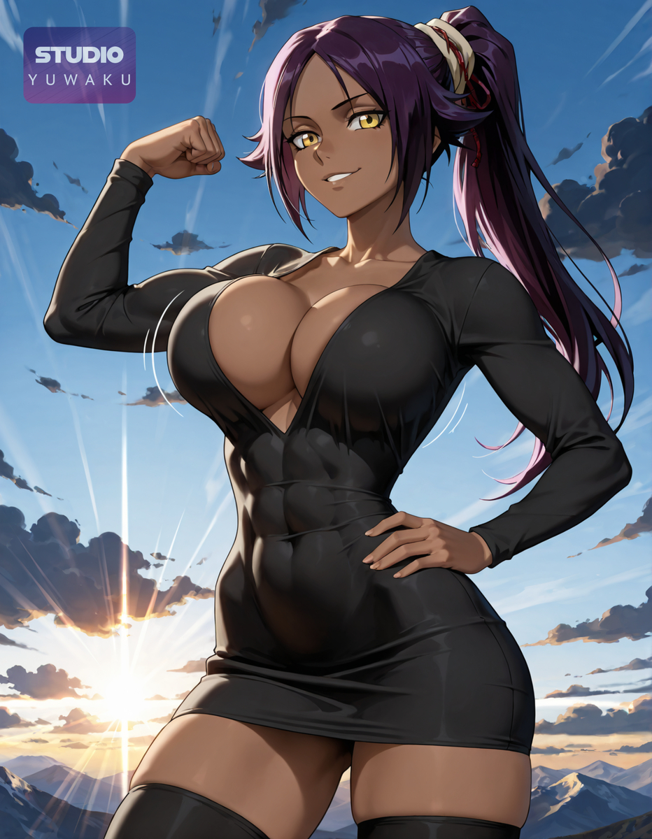 Yoruichi Shihōin | 四楓院夜一-pixiv插画-作品交流服务