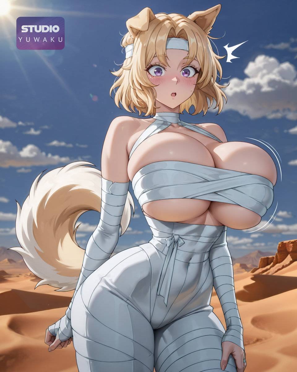 图片[1]-Dog Mummy | 犬ミイラ娘-pixiv插画-作品交流服务