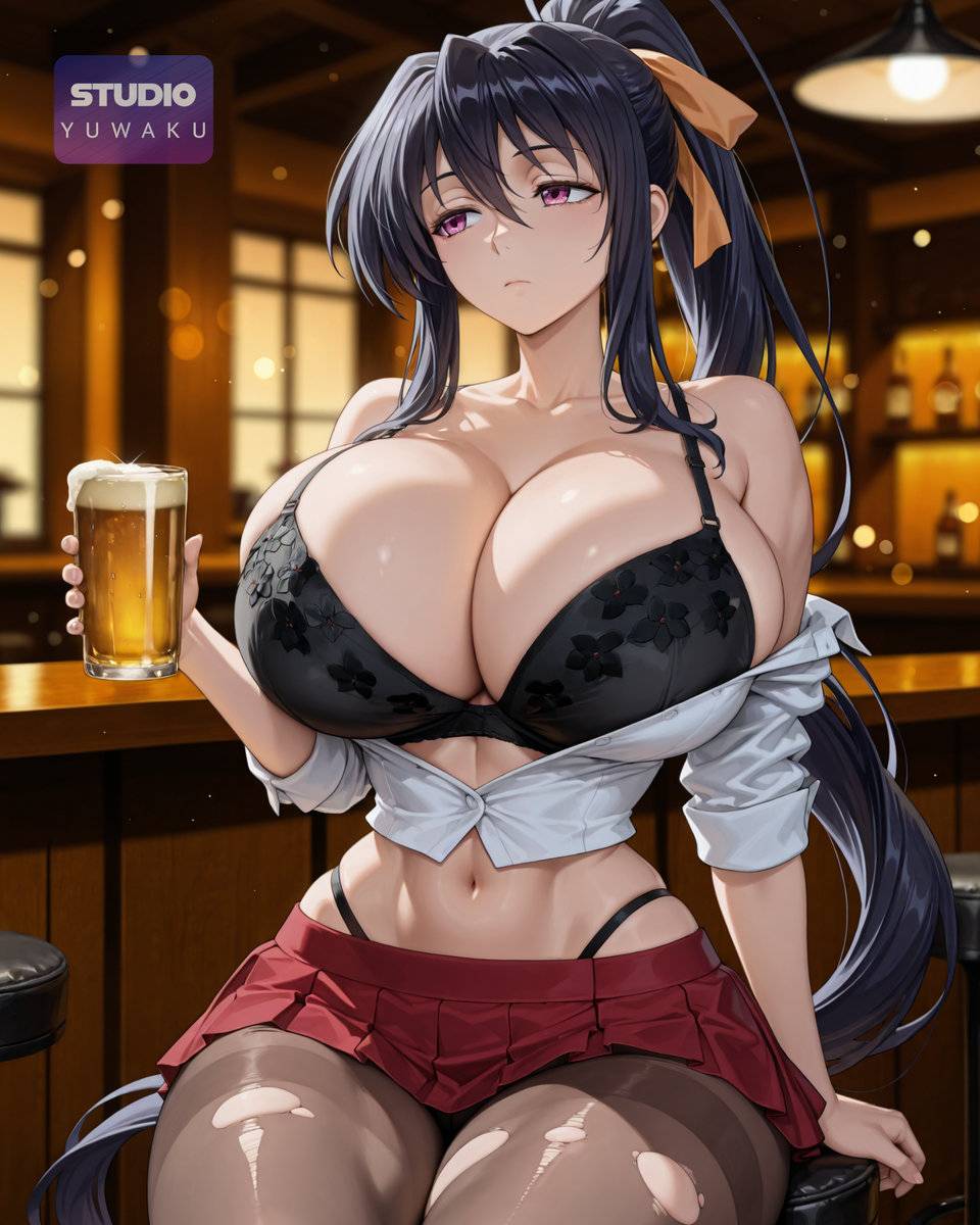 图片[1]-Akeno Himejima | 姫島朱乃-pixiv插画-作品交流服务