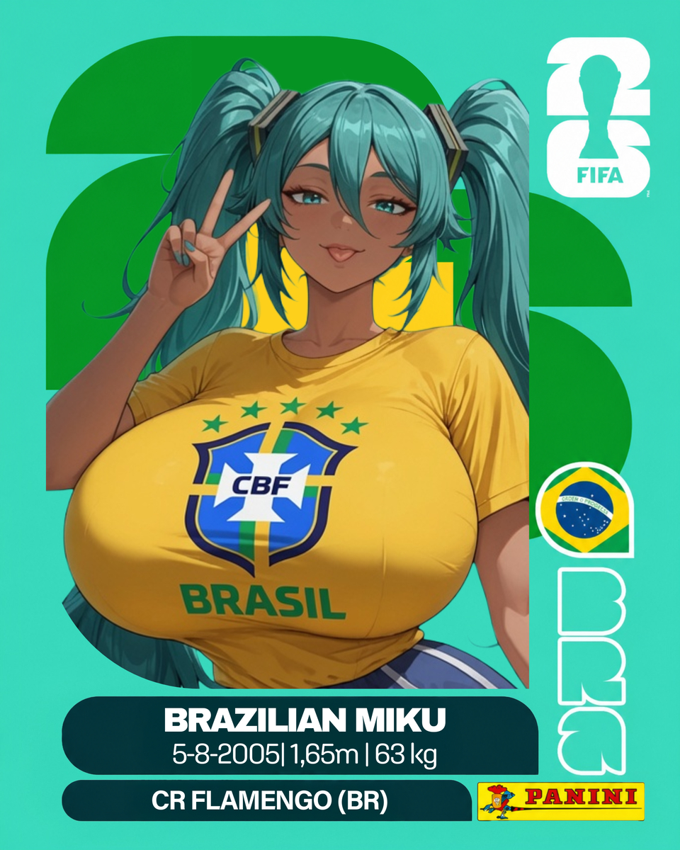 Brazilian Miku | ブラジリアンミク-pixiv插画-作品交流服务