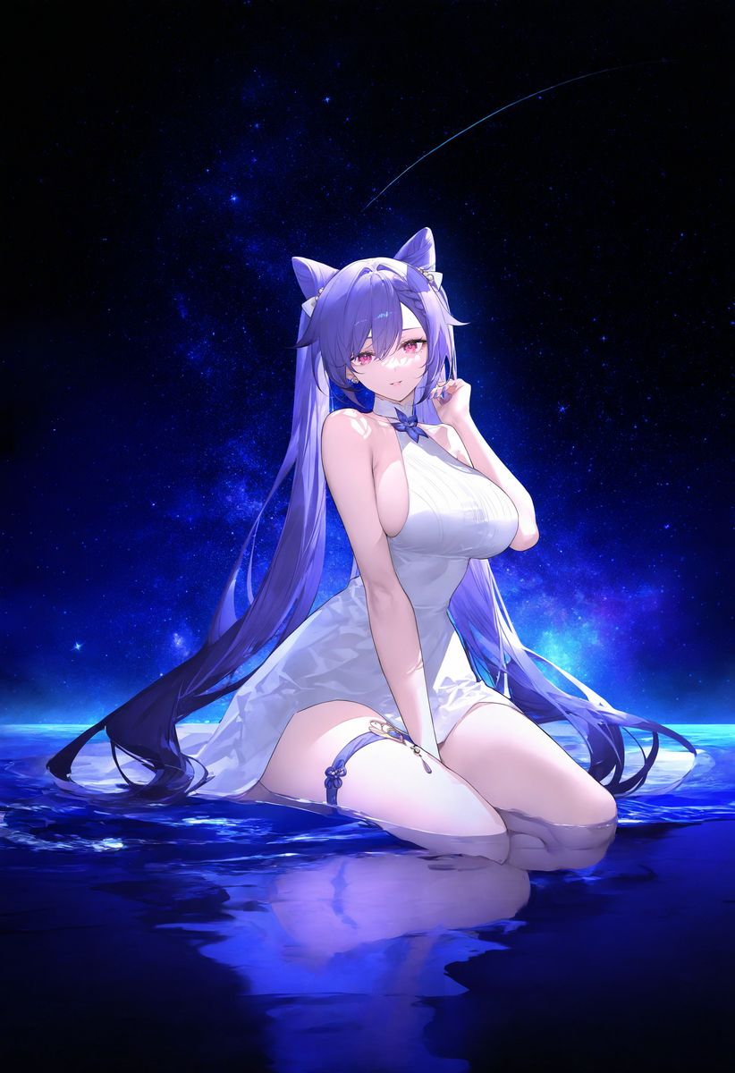 Keqing-pixiv插画-作品交流服务