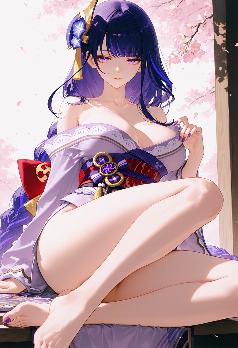 Raiden Shogun-pixiv插画-作品交流服务