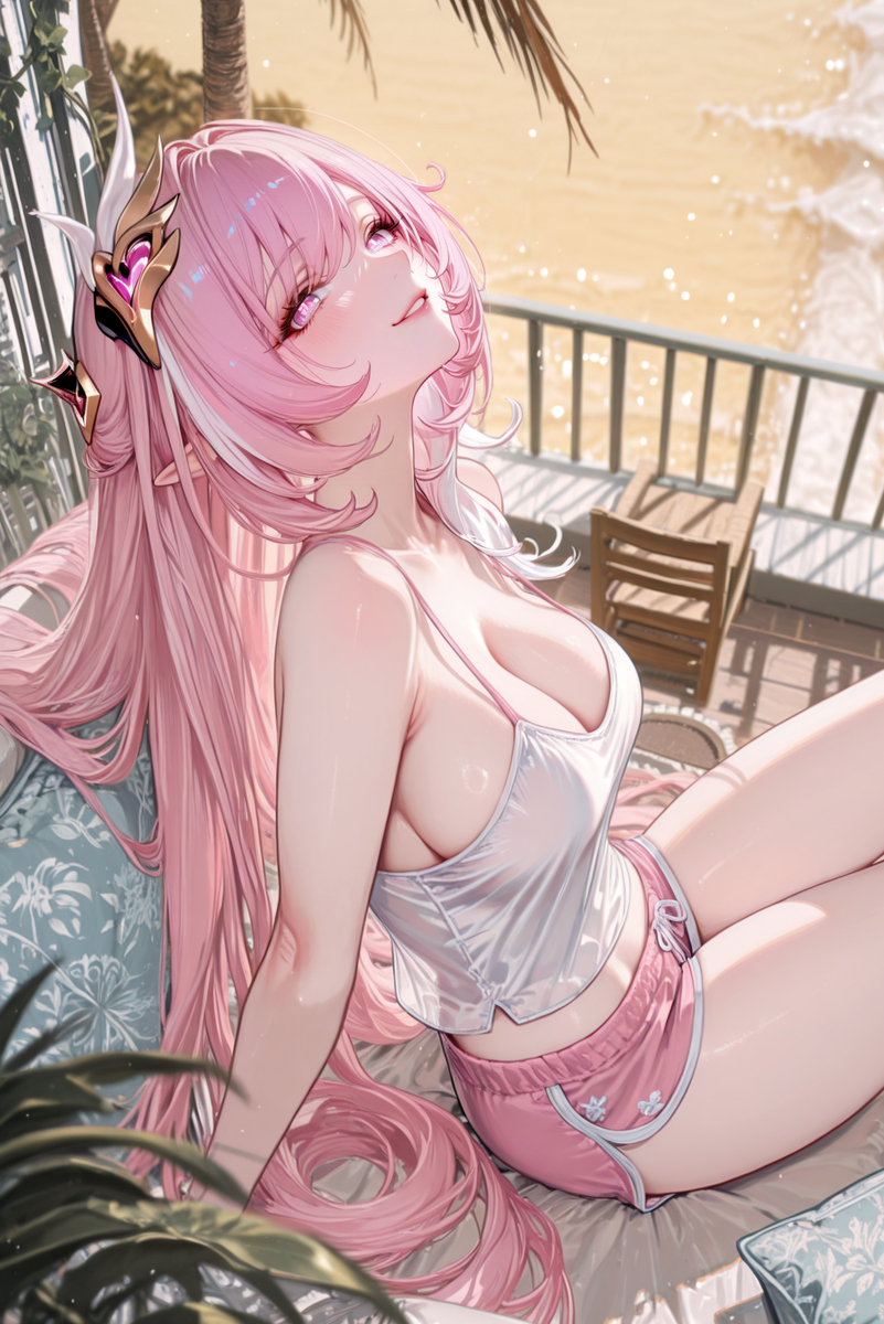 Casual Elysia-pixiv插画-作品交流服务