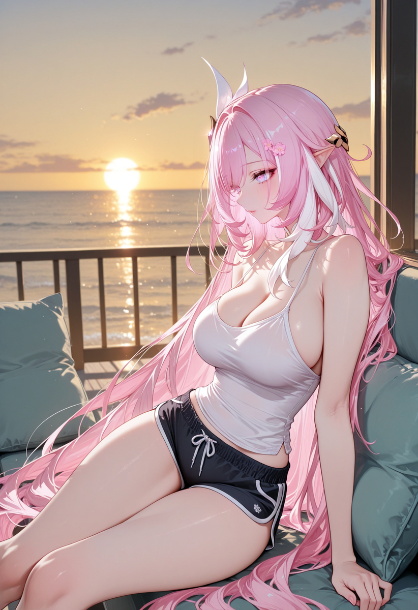 Casual Elysia-pixiv插画-作品交流服务