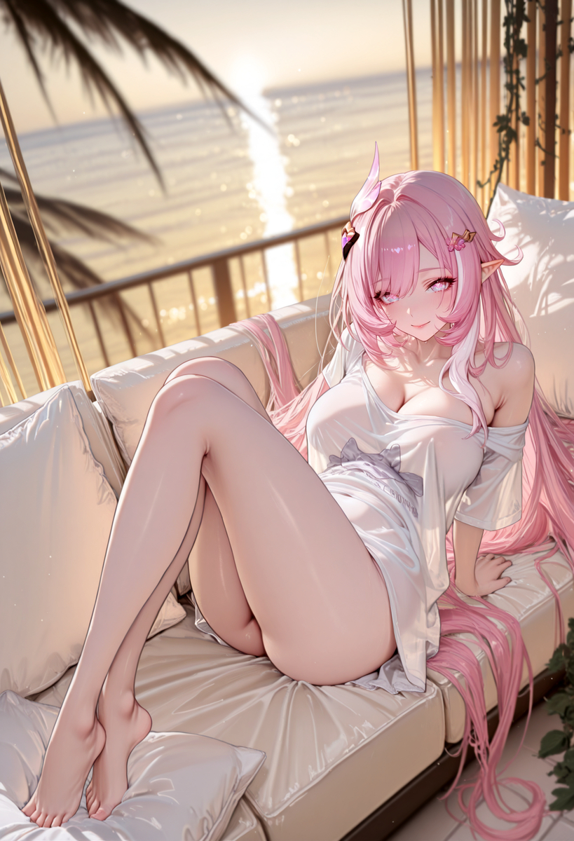 Casual Elysia-pixiv插画-作品交流服务