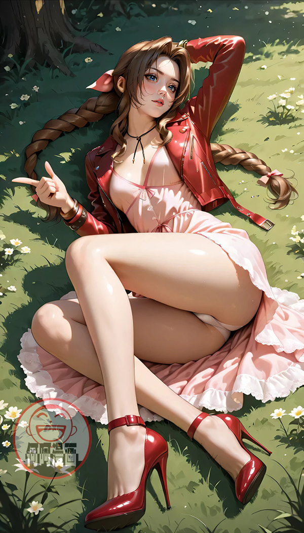 Aerith 爱莉丝 エアリス 02-pixiv插画-作品交流服务