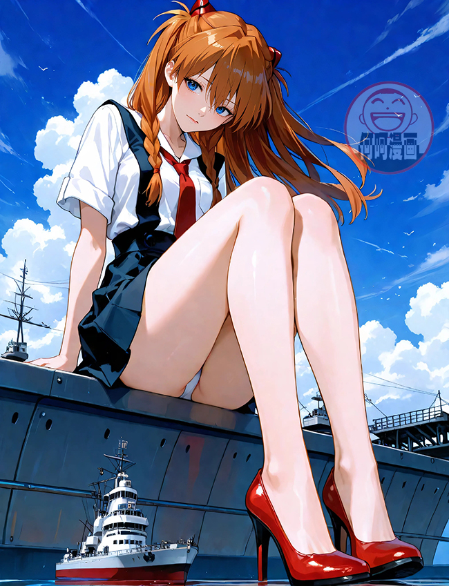 Asuka 明日香 ラングレー highheels-pixiv插画-作品交流服务