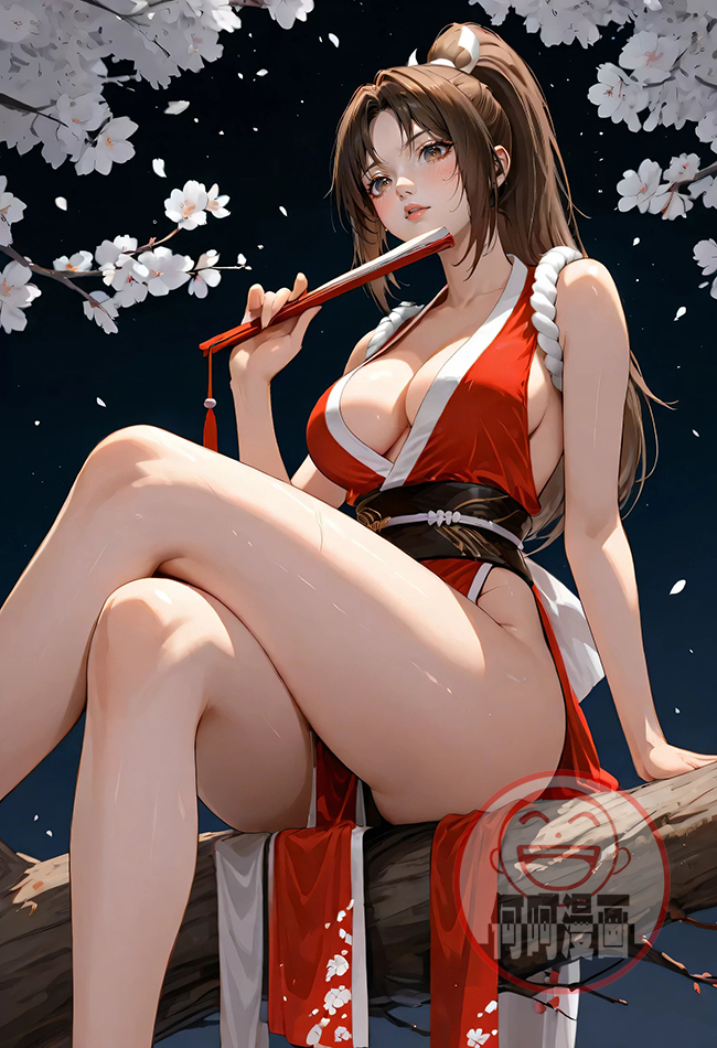 不知火舞 Mai Shiranui しらぬいまい05-pixiv插画-作品交流服务