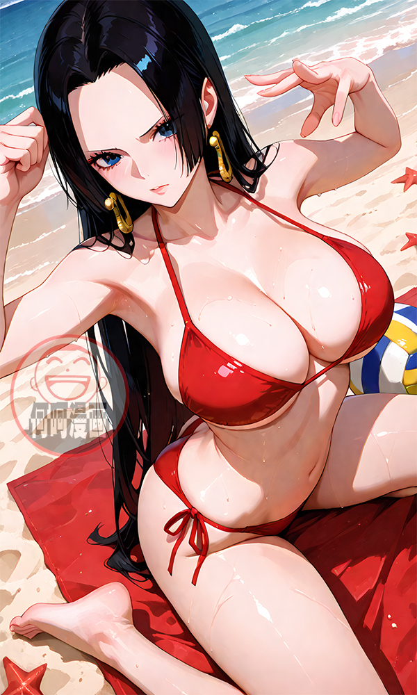 Boa·Hancock 女帝 ボア・ハンコック 打排球-pixiv插画-作品交流服务